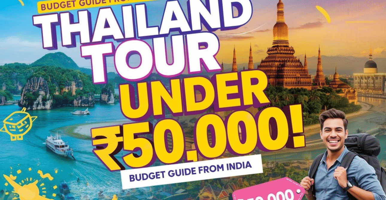 How to Plan a Thailand Trip from India Under ₹50,000 – The Ultimate Budget Guide