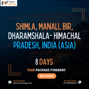 Shimla, Manali, Bir, Dharamshala- Himachal Pradesh, India | 8 Days (Asia)