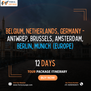 Belgium, Netherlands, Germany - Brussels, Amsterdam, Berlin, Munich, Garmisch | 12 days (Europe)11- 15 Days Max People :2 Budget for 2 people excluding flights: ₹3,00,000 - ₹4,50,000
