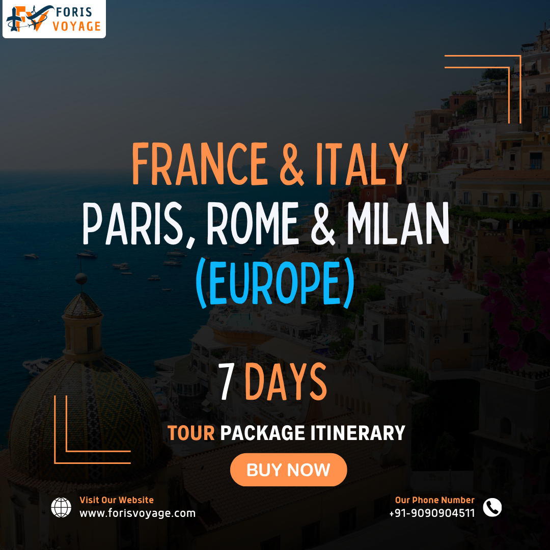 France & Italy – Paris, Rome & Milan | 7 Days (Europe)