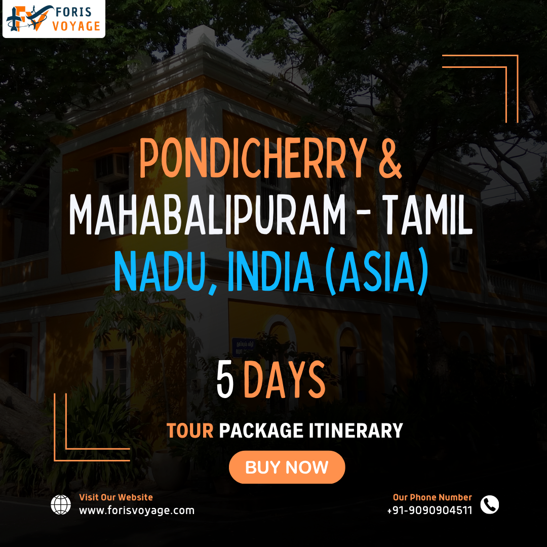 Pondicherry & Mahabalipuram – Tamil Nadu, India | 5 Days (Asia)