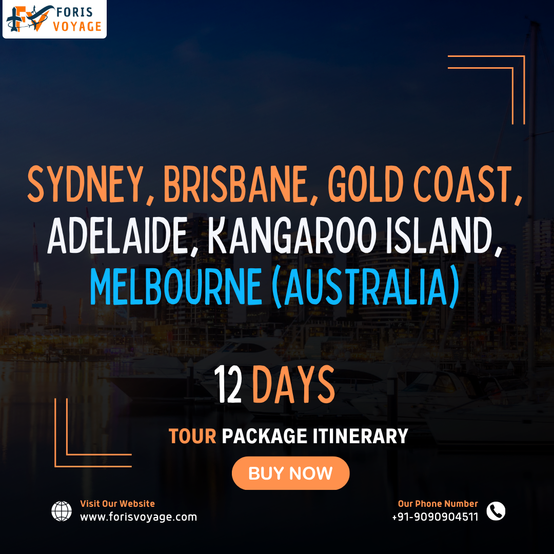 Sydney, Brisbane, Gold coast, Adelaide, Kangaroo Island, Melbourne | 12 days (Australia)