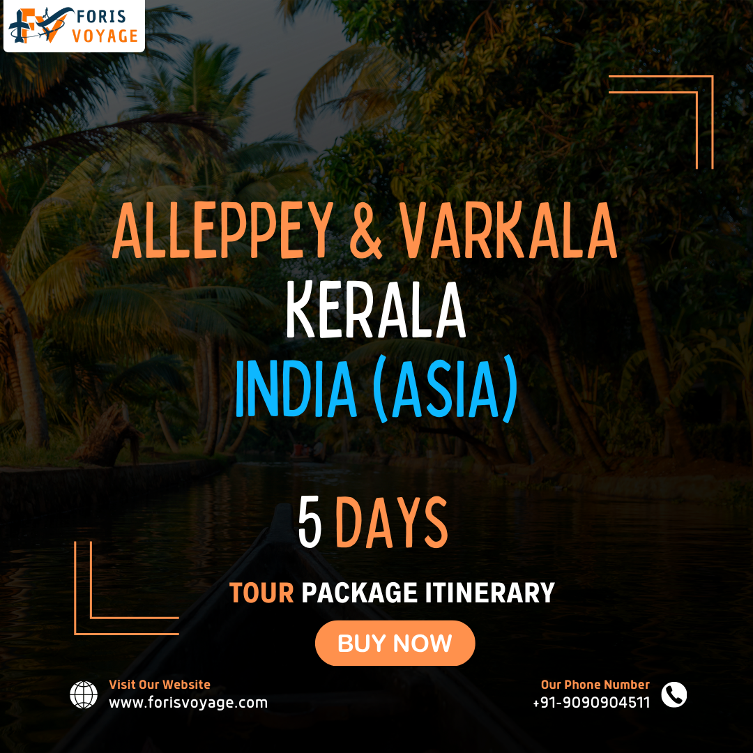 Kochi Alleppey & Varkala – Kerala – India | 5 Days (Asia)