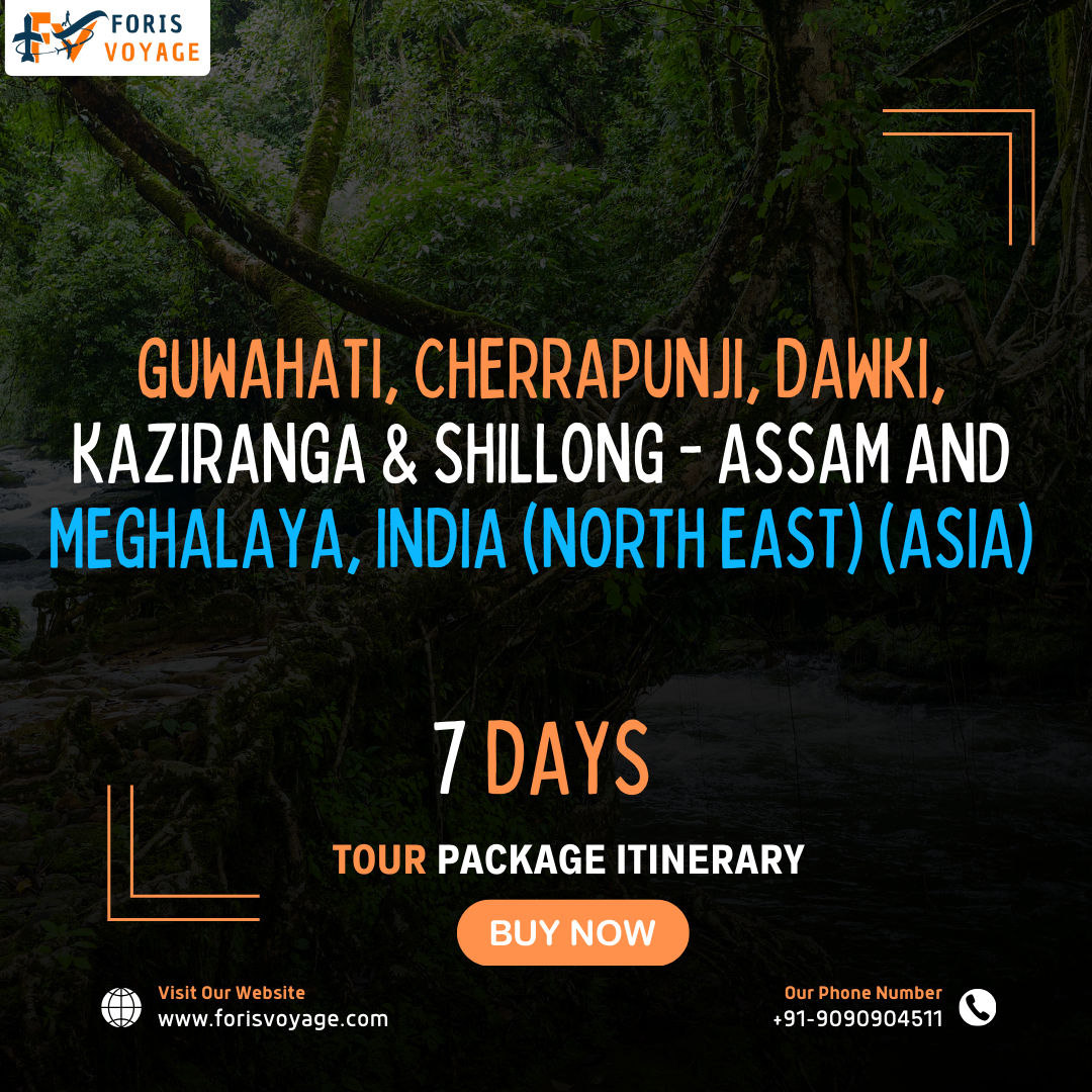 Guwahati, Cherrapunji, Dawki, Kaziranga & Shillong – Assam and Meghalaya, India (North East) | 7 Days (Asia)