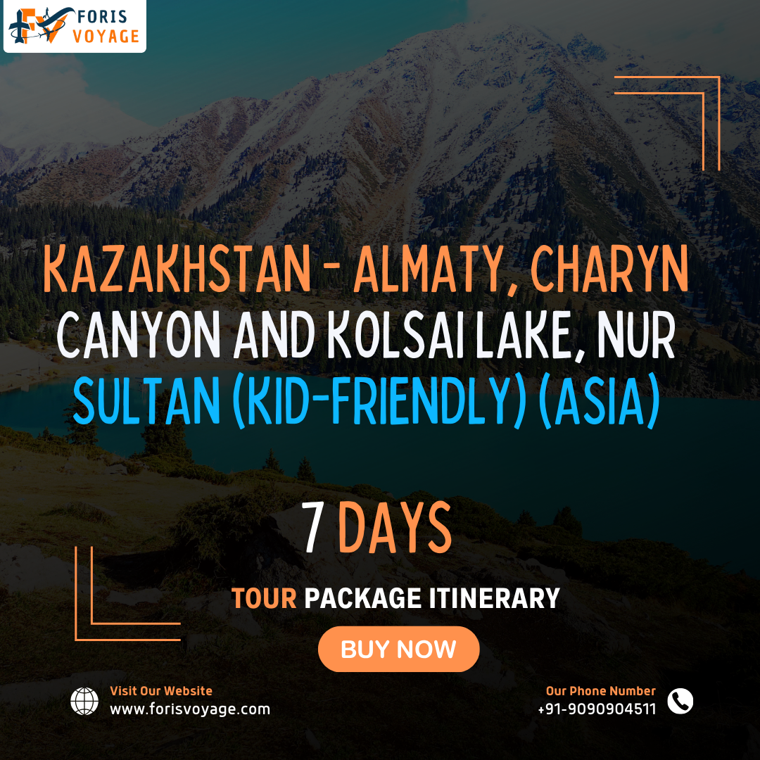 Kazakhstan – Almaty, Charyn Canyon and Kolsai Lake, Nur Sultan (Kid-Friendly) | 7 days (Asia)