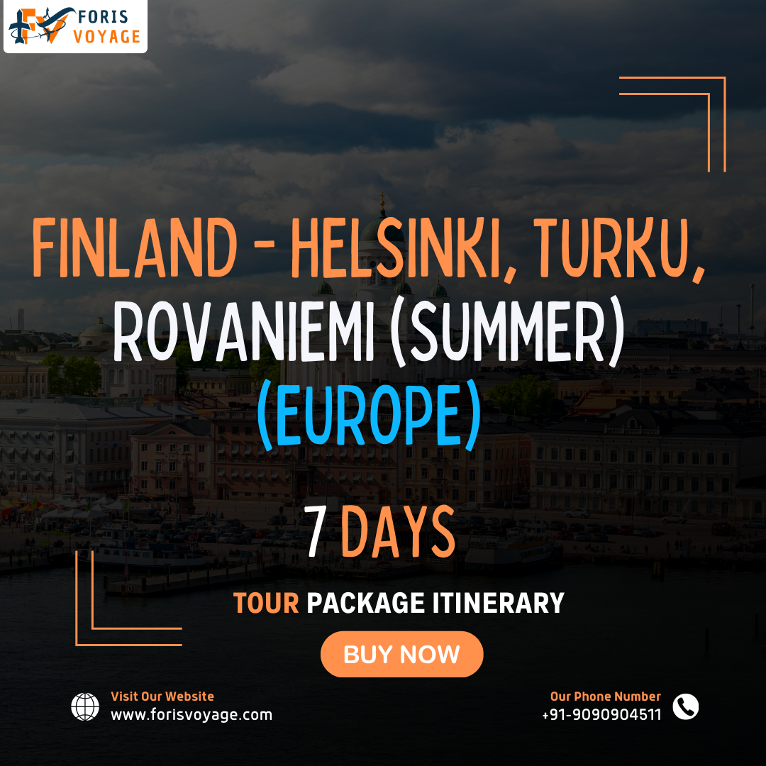 Finland – Helsinki, Turku, Rovaniemi (Summer) | 7 Days (Europe)
