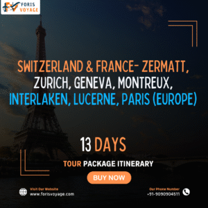 Switzerland & France- Zermatt, Zurich, Geneva, Montreux, Interlaken, Lucerne, Paris | 13 days (Europe)
